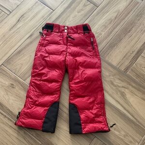 Dolce & Gabbana Red Kids Snow Pants winter pants 4 yo